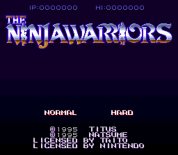 Ninja Warriors, The
